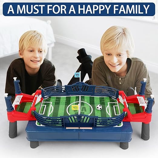 2-Player Tabletop Soccer Game – Interactive Mini Football Board Game for Kids & Family Fun