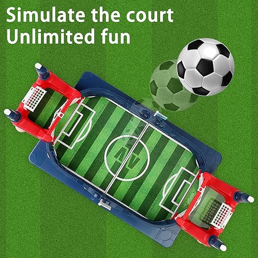 2-Player Tabletop Soccer Game – Interactive Mini Football Board Game for Kids & Family Fun